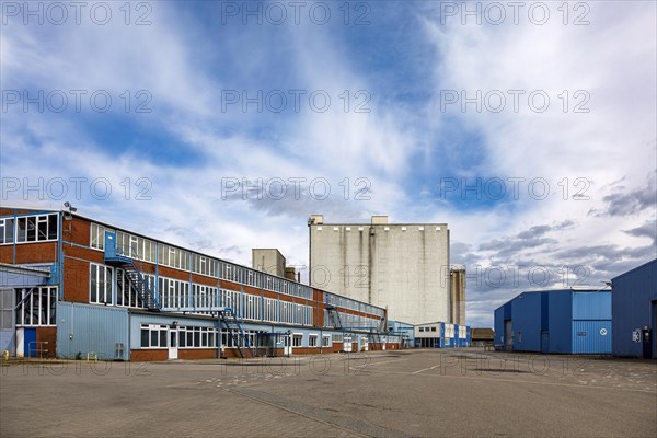 Warehouses in the port area at the outer harbour