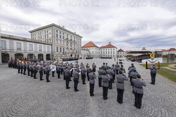 Handover roll call German Field Army in Nymphenburg Palace