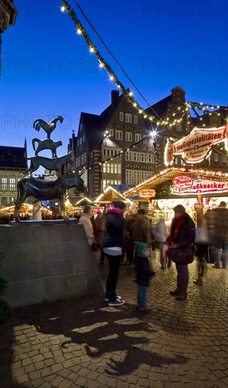 The Town Musicians at the Christmas Market