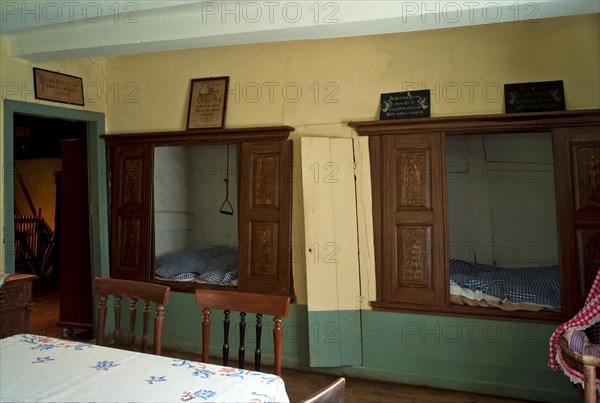 Alcoves in the historic moorland farm of Augustendorf