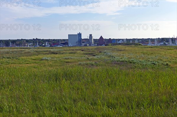 View of the Graswarder nature reserve