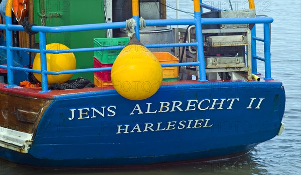 Stern of a crab cutter