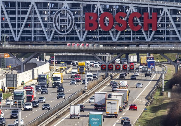 A8 motorway at the airport