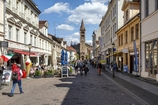 Pedestrian zone Brandenburger Strasse in Potsdam