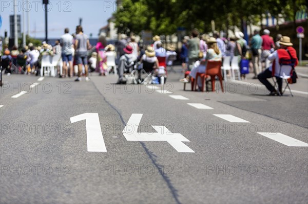 Demonstration of a citizens initiative for less traffic in the city centre