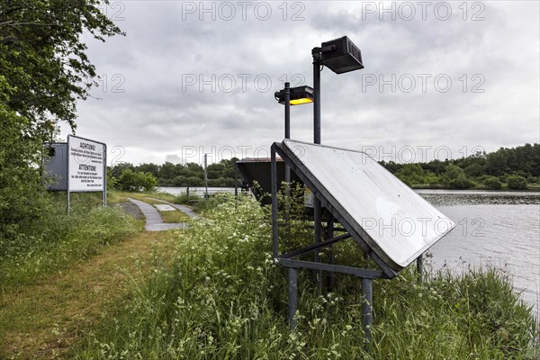 Mouth of the Gieselau Canal into the Kiel Canal