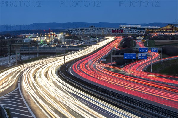 A8 motorway at the airport