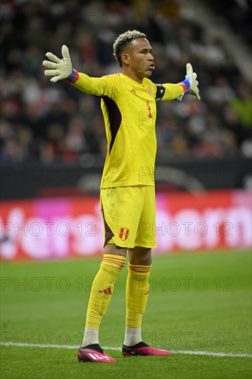 Goalkeeper Pedro Gallese PER gesture