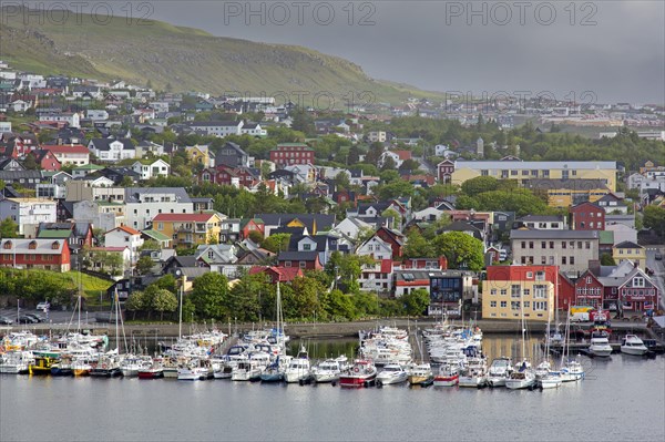 View over the port