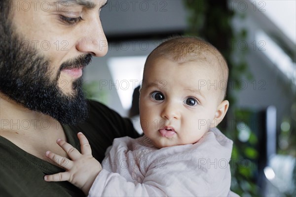 Father with baby