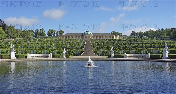 Water basin of the Great Fountain