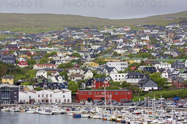 View over the port