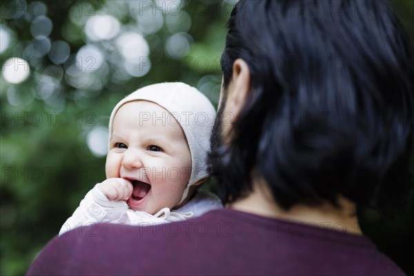 Father with baby