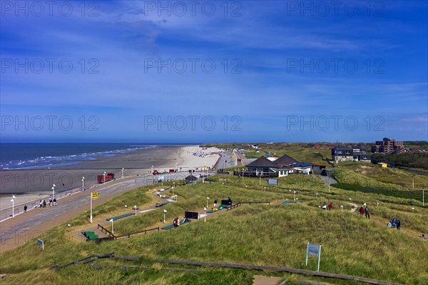 View of the beach from the Georgshoehe