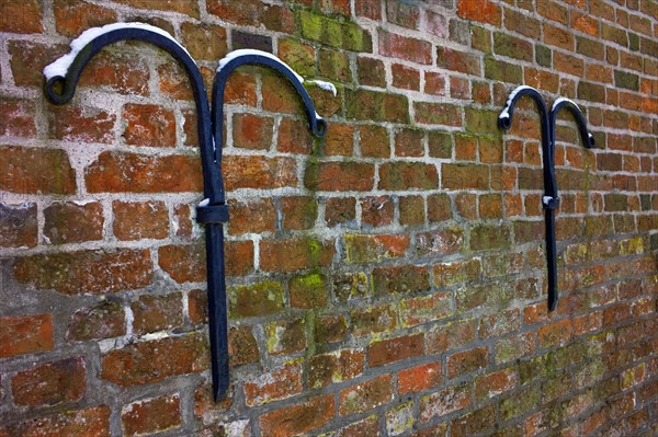 Wall anchor on an old church