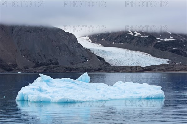 Ice floe in front of Monacobreen