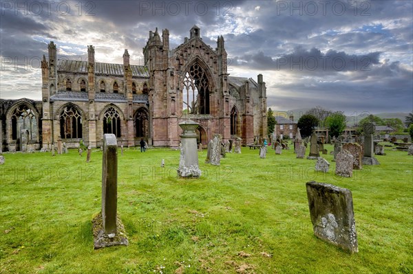 Melrose Abbey Ruin