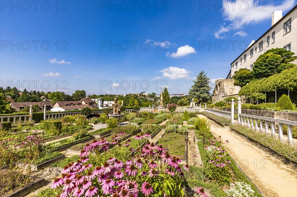 Pomeranzengarten and Leonberg Castle in Summer