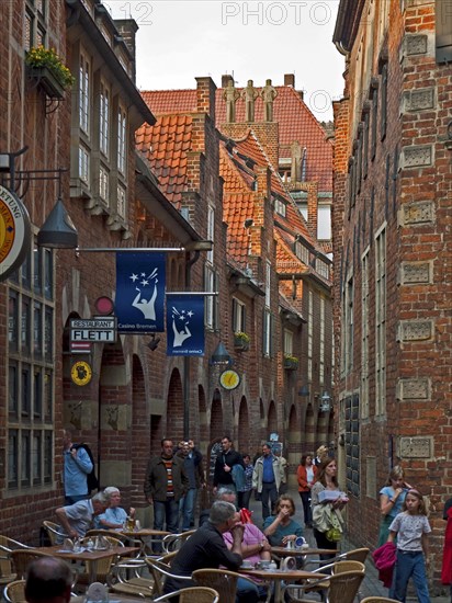 The Boettcherstrasse in Bremen