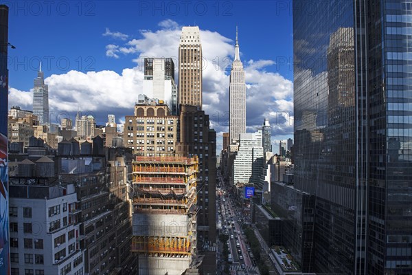 Empire State Building and the view of 34th Street