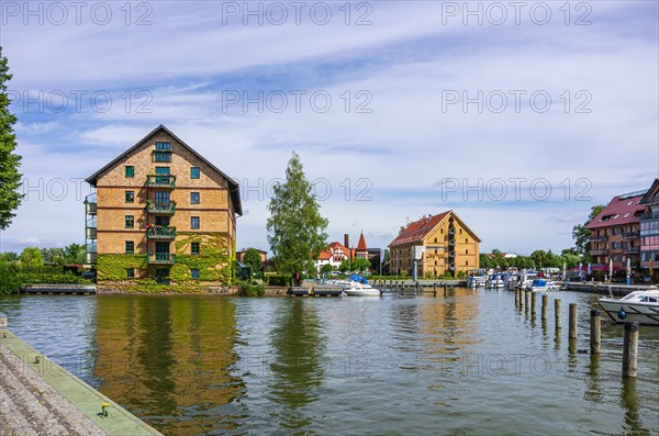 Residential storage at the port and city harbour of Neustrelitz