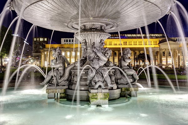 Fountain on the Schlossplatz