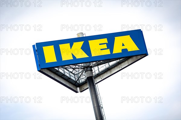 IKEA sign in a commercial area in Berlin