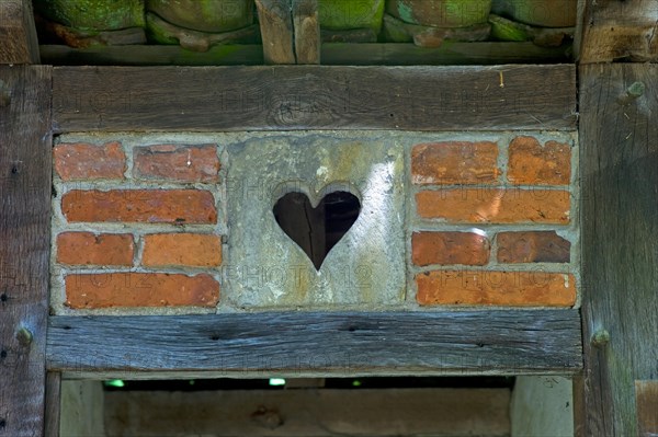 Heart on a toilet stall