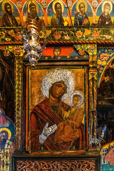 Icon with baby Jesus