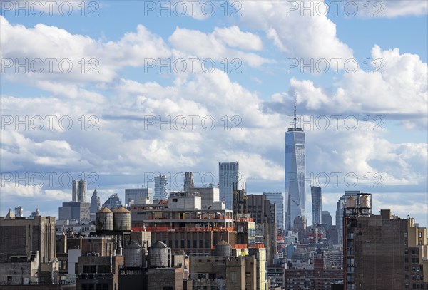 View from the north of One World Trade Center