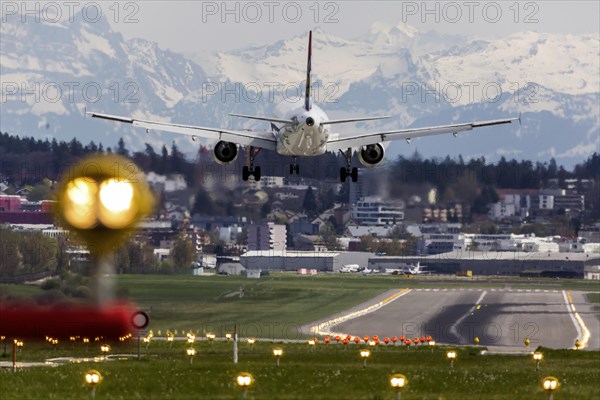 Aircraft on landing
