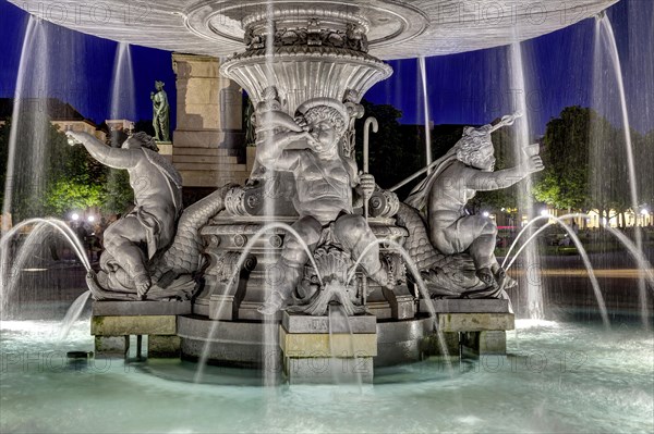 Fountain on the Schlossplatz