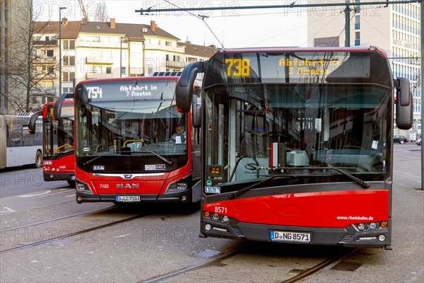 Buses at Duesseldorf main station