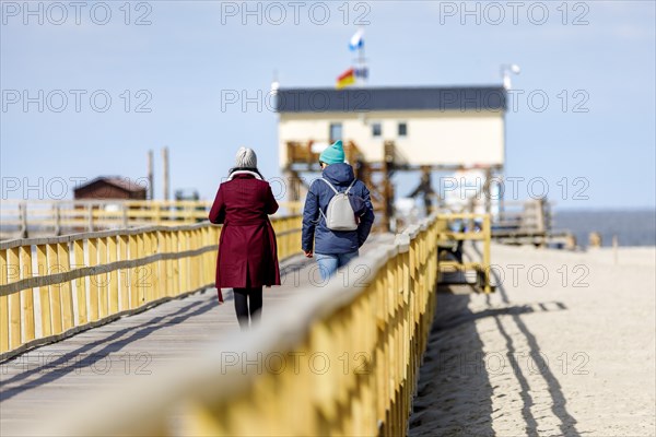 Pier to Sankt Peter-Ording beach