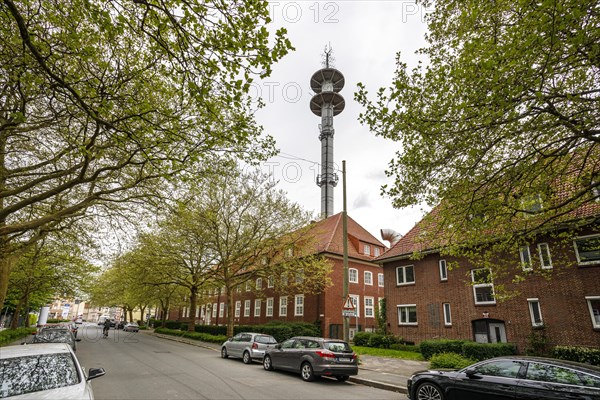 Telecommunications tower in the centre