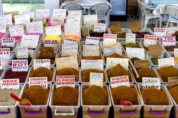 Colourful spices