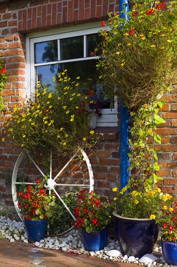 Decoration on a settler's house in Rheiderland