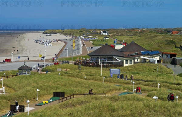 View of the beach from the Georgshoehe