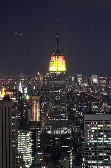 Ansichten des Empire State Building und anderer Wolkenkratzer