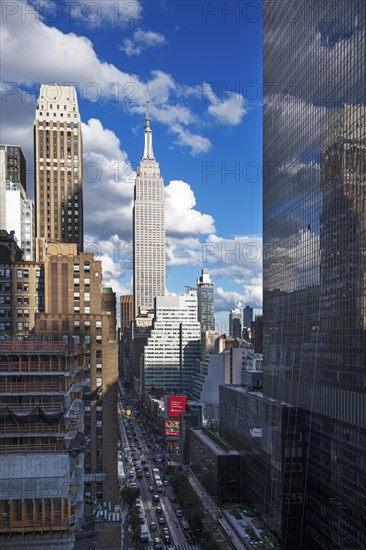 Empire State Building and the view of 34th Street