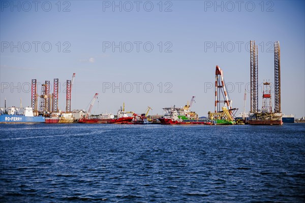 View of the harbour of Constanta. Constanta