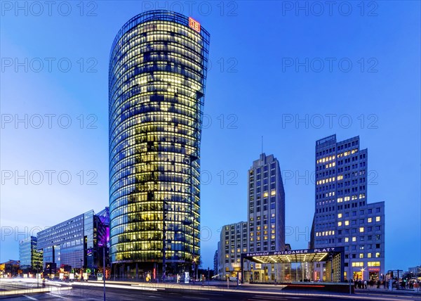 Potsdamer Platz in the evening