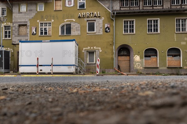 Lettering of an inn in Schuld