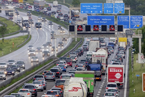 A8 motorway at Stuttgart junction