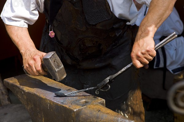 Blacksmith at work