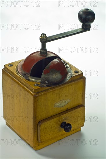 Old coffee grinder for manual operation