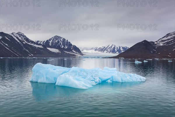 Ice floe in front of Monacobreen