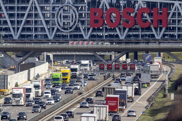 A8 motorway at the airport