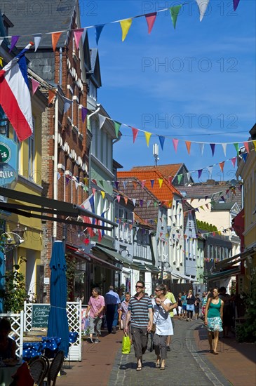 In the pedestrian zone of Eckernfoerde