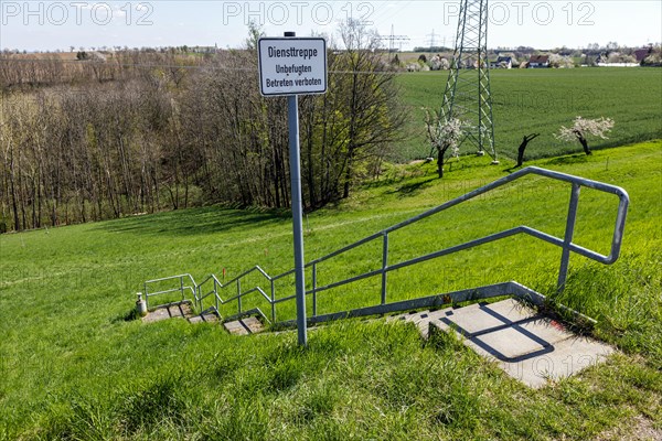 Stairs leading into the countryside